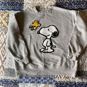 Snoopy and Woodstock crewneck sweatshirt.
